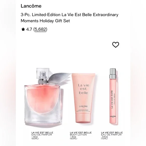 🩷🩷La Vie Est Belle Perfume 3 -Pc Gift Set🩷🩷 - Picture 9 of 12